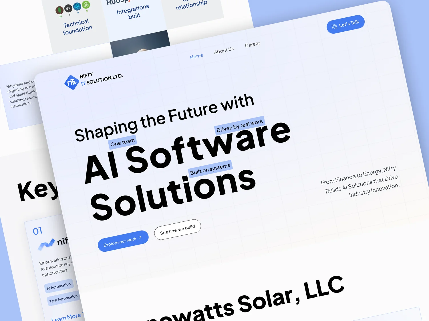 Nifty IT Solutions website