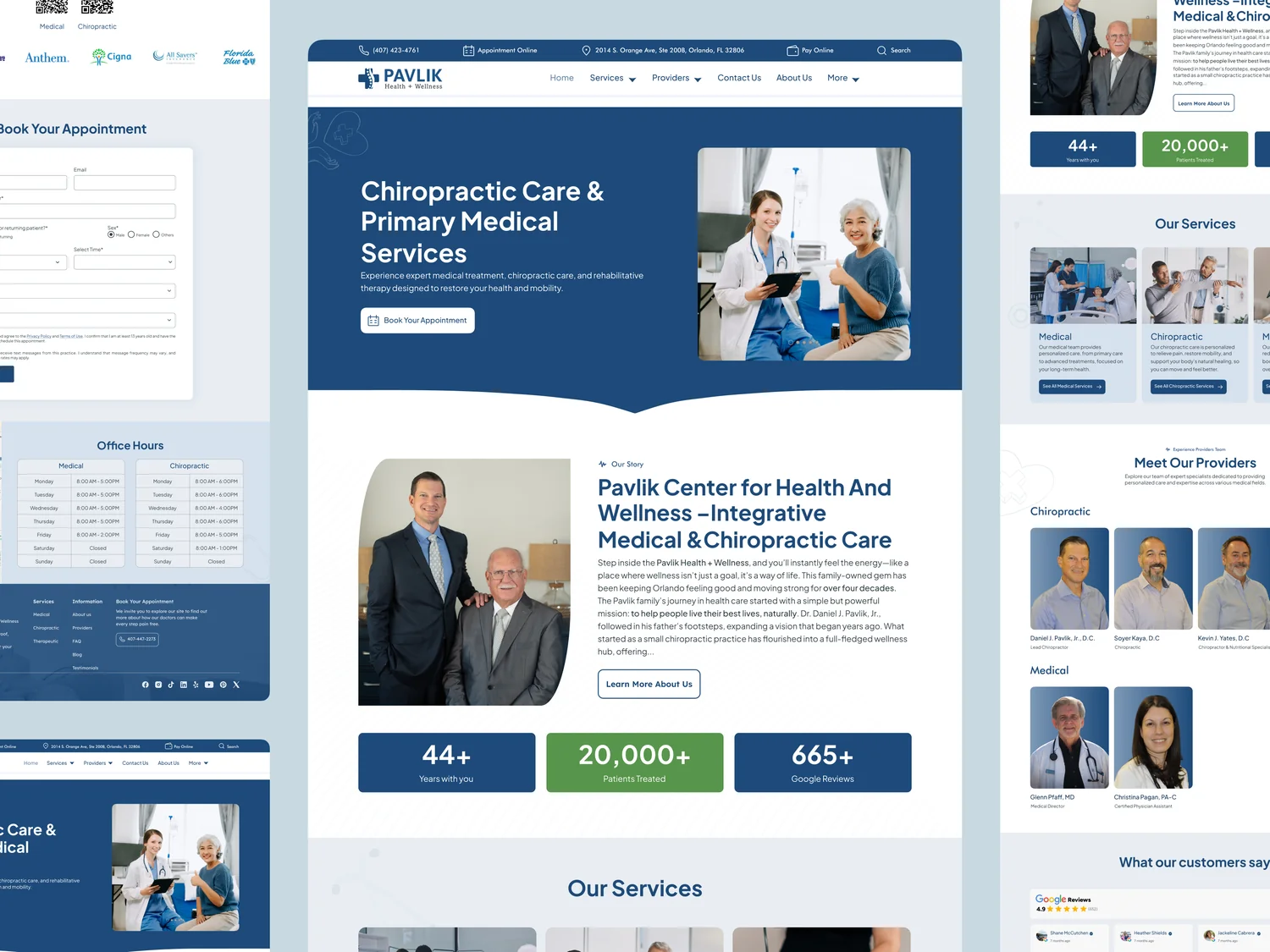 Pavlik Healthcare website